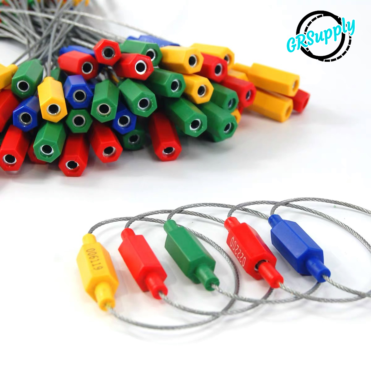 PullTight Steel Security Cable Wire Seals Numbered AntiTamper